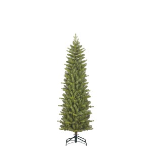 Schlanker, grüner Black Box Trees Weihnachtsbaum Harma Pilar, 185 cm hoch, für kleine Räume.