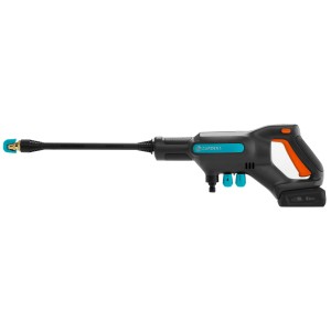 Gardena Akku-Mitteldruckreiniger AquaClean 24/18V P4A Set, mit Akku, Düse und Lanze.
