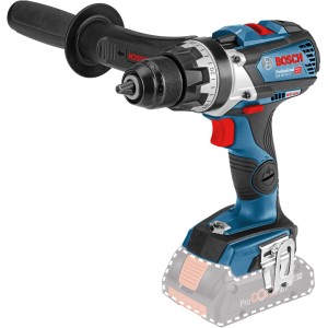 Bosch Professional Akku-Bohrschrauber GSR 18V-110 C Solo mit Zusatzhandgriff.