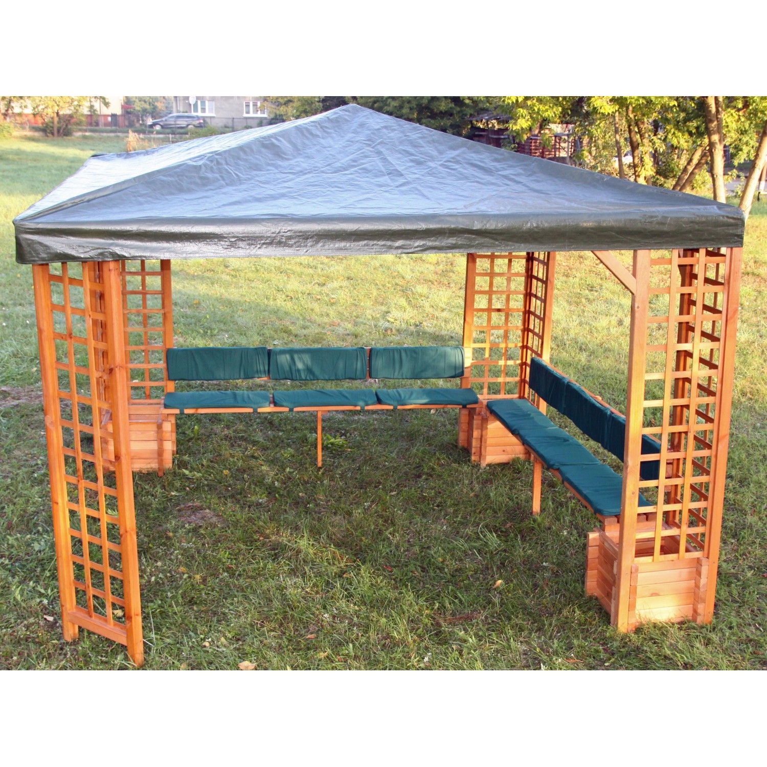 Sitz & Rückenauflagen Grün für Pavillon Mindelheim kaufen bei OBI