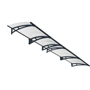 Palram - Canopia Aquila 4.1 x 0.9 Vordach Anthrazit klar