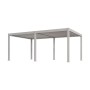 Weide E-Deluxe Plus | elektrische Pergola mit LED | Voll Aluminium | 4 x 6 M | motorisiertes Lamellendach Ivory Sand_2