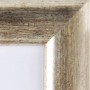 Holz-Bilderrahmen in Silber/Gold, 13x18 cm, Detailansicht.