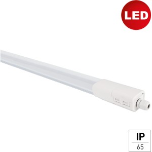Weiße E2 Elektro LED Feuchtraum-Lichtleiste Plus, 60W, für Innen- und Außenbereiche.