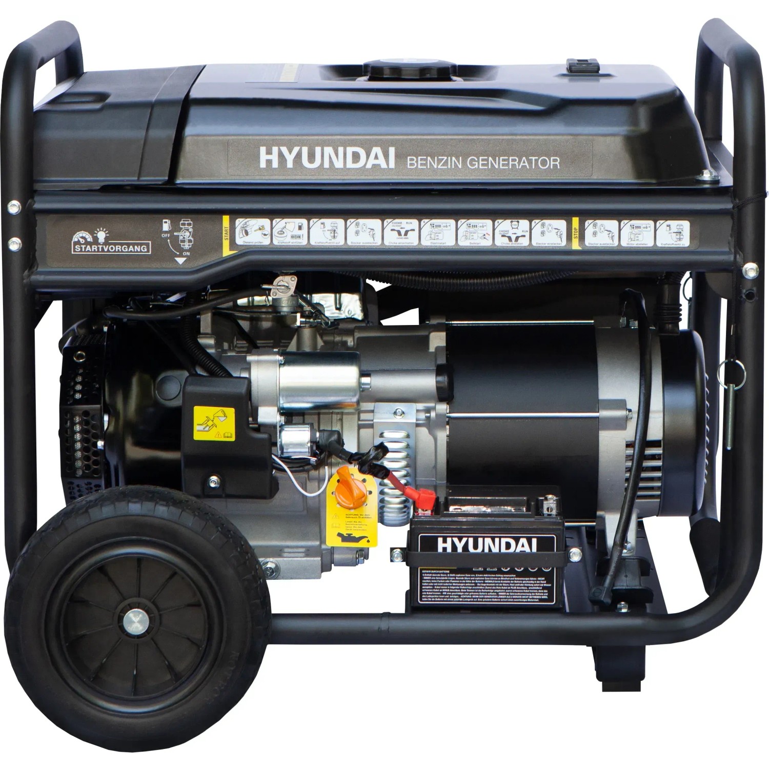 Obi Generator Hyundai Stromerzeuger/Benzin-Generator HY8500LEK 8,5 kW/16,3 PS kaufen ...