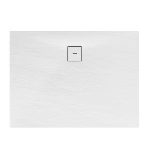 Rechteckige Schulte Duschwanne ExpressPlus, 100x90 cm, Alpinweiß mit Ablauf