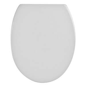 Sanitop-Wingenroth WC-Sitz Contour, weiß, mit Absenkautomatik für sanftes Schließen.