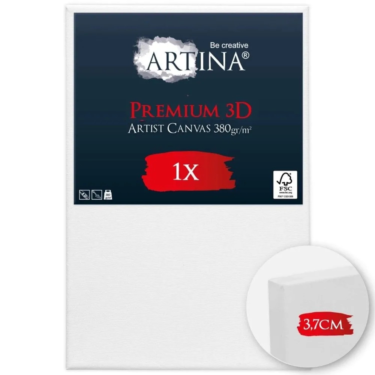 Artina Premium 3D Keilrahmen 25x25cm FSC_2