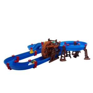 AquaPlay - Wasserbahn WaterWheel - 53-teiliges Spieleset