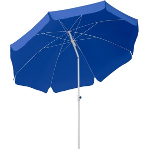 Blauer Schneider Balkonschirm Ibiza, Ø 240 cm mit Knickfunktion für Balkon oder Terrasse.
