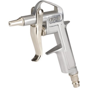 Ausblaspistole aus dem Einhell Druckluftzubehör-Set, 10-teilig.