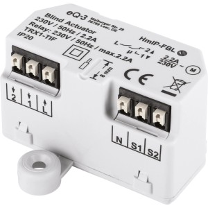 Homematic IP Jalousienaktor Unterputz zur Steuerung von Jalousien und Rollläden im Smart Home.