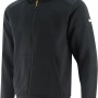 Schwarze Cat Kapuzenjacke Essential für Herren, Arbeitskleidung mit Reißverschluss und Kapuze.
