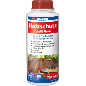 baufan Holzschutz Leinöl-Firnis 750 ml