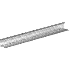 Kiesfangleiste L-Form, Alu Natur, 2m, für Dachbleche und Dachterrassen.