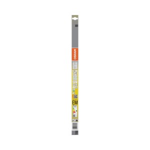 OSRAM LED Röhre T8, warmweiß 3000 K, 4,8 W. G13 LED-Leuchtstofflampe in langer, grauer Verpackung.