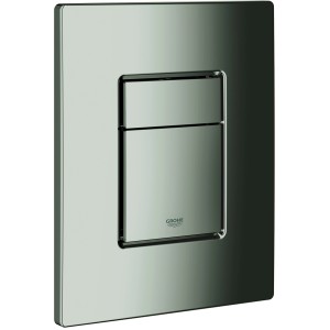 Grohe Skate Cosmopolitan WC-Drückerplatte in Hard Graphite für 2-Mengen-Spülung.