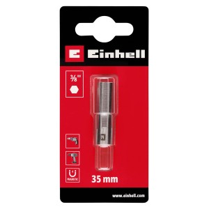 Einhell Bithalter, magnetisch, Edelstahl, extra kurz (35mm) für Schraubendreher und Akkuschrauber.