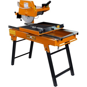 Cross Tools Steintrennmaschine CSC 350-2000 PRO mit Diamantscheibe und klappbarem Untergestell.
