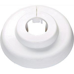 Scharnierrosette 12 mm (G 1/8") Weiß 4 Stück