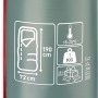 Verpackter CAMPSITE Schlafsack für 15-25°C, 190x72cm, ideal für Camping & Outdoor.