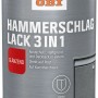 Dose OBI Hammerschlaglack 3in1, anthrazit glänzend, für Metallschutz und Rostschutz.