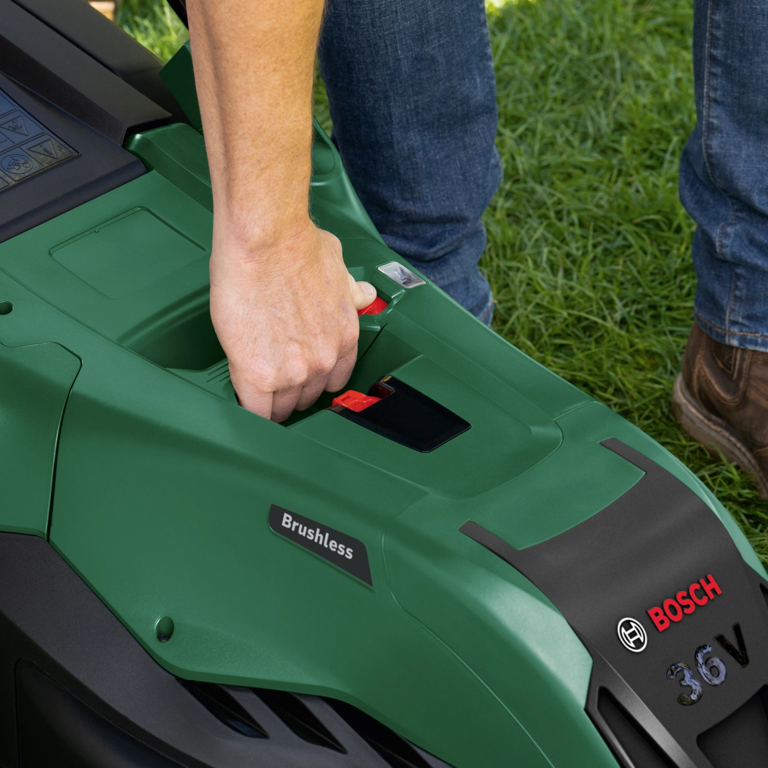 Bosch AkkuRasenmäher AdvancedRotak 36V44750 inkl. Akkus und Ladegerät kaufen bei OBI