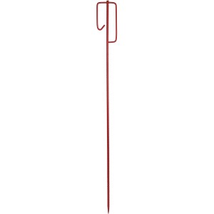 Roter Sonneck Absperrleinenhalter, 125 cm, mit Sicherheitsbügel für Bauarbeiten.