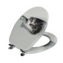 Sinobath WC-Sitz Oval mit Absenkautomatik Süßer Katze_2