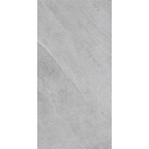 Graue Bodenfliese Limestone, Feinsteinzeug, 60x120 cm, Steinoptik für Innen- und Außenbereich.