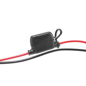 Bosch Verbindungskabel für Batterieladegerät C3 mit Sicherung und Schnellverbinder.