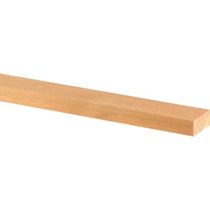 Flachleiste aus Lärche, 12,5x28x2000mm, ideal für Bastelarbeiten und Innenausbau.
