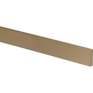 Rohe Buche Flachleiste, 10x40x950 mm, für Bastelarbeiten und Innenausbau.