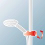 Detailaufnahme: Schulte ExpressPlus Duschsystem Rain III, Verstellbarkeit der Handbrause.