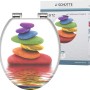 Schütte WC-Sitz Colorful Stones mit Absenkautomatik, Motiv: bunte Steine.