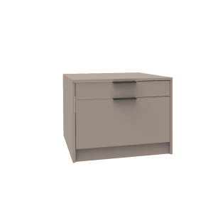 Fackelmann Unterbauschrank in Kaschmir, 65 cm breit, mit Schublade und Ablage.