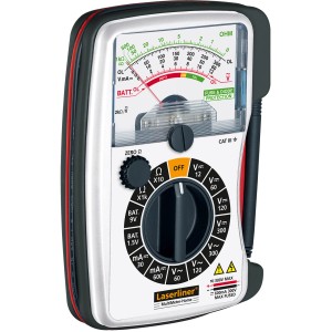 Laserliner MultiMeter-Home: Analog-Multimeter für Spannung, Strom und Widerstand im Hobbybereich.