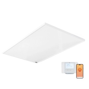 Könighaus Infrarot Deckenheizung 1200W mit Thermostat und App-Steuerung.