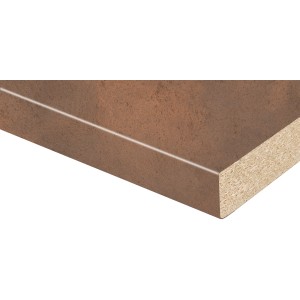 Kaindl Arbeitsplatte Cortenstahl 90 cm x 3,8 cm Meterware