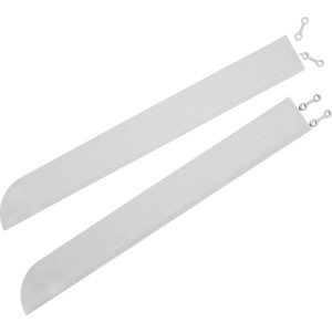 Andiamo Eckleisten, hellgrau, 43 cm, 2 Stück für Terrassenplatten.
