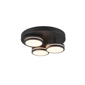 Trio LED-Deckenleuchte Franklin anthrazit