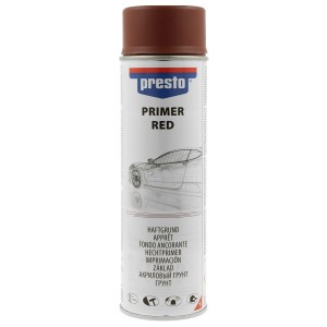 Presto Lackspray Haftgrund Rot, 500ml Dose für Lackreparatur und Karosseriearbeiten.