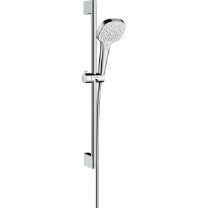 Hansgrohe Croma Select E Brauseset Vario EcoSmart Brausestange 65 cm Weiß/Chrom