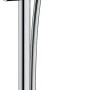 Hansgrohe Croma Select E Brauseset, Vario EcoSmart, Brausestange 65 cm, Weiß/Chrom.