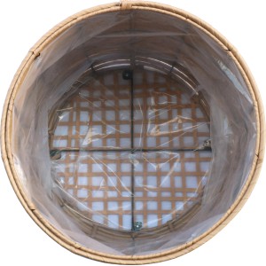 Pflanztopf Polyrattan Natur Ø 29 cm x 27,5 cm