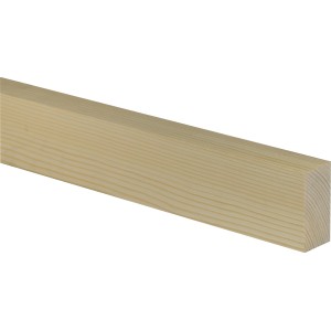 Fichte Flachleiste, 29x60x1000 mm, astrein, ideal für Bastelarbeiten.