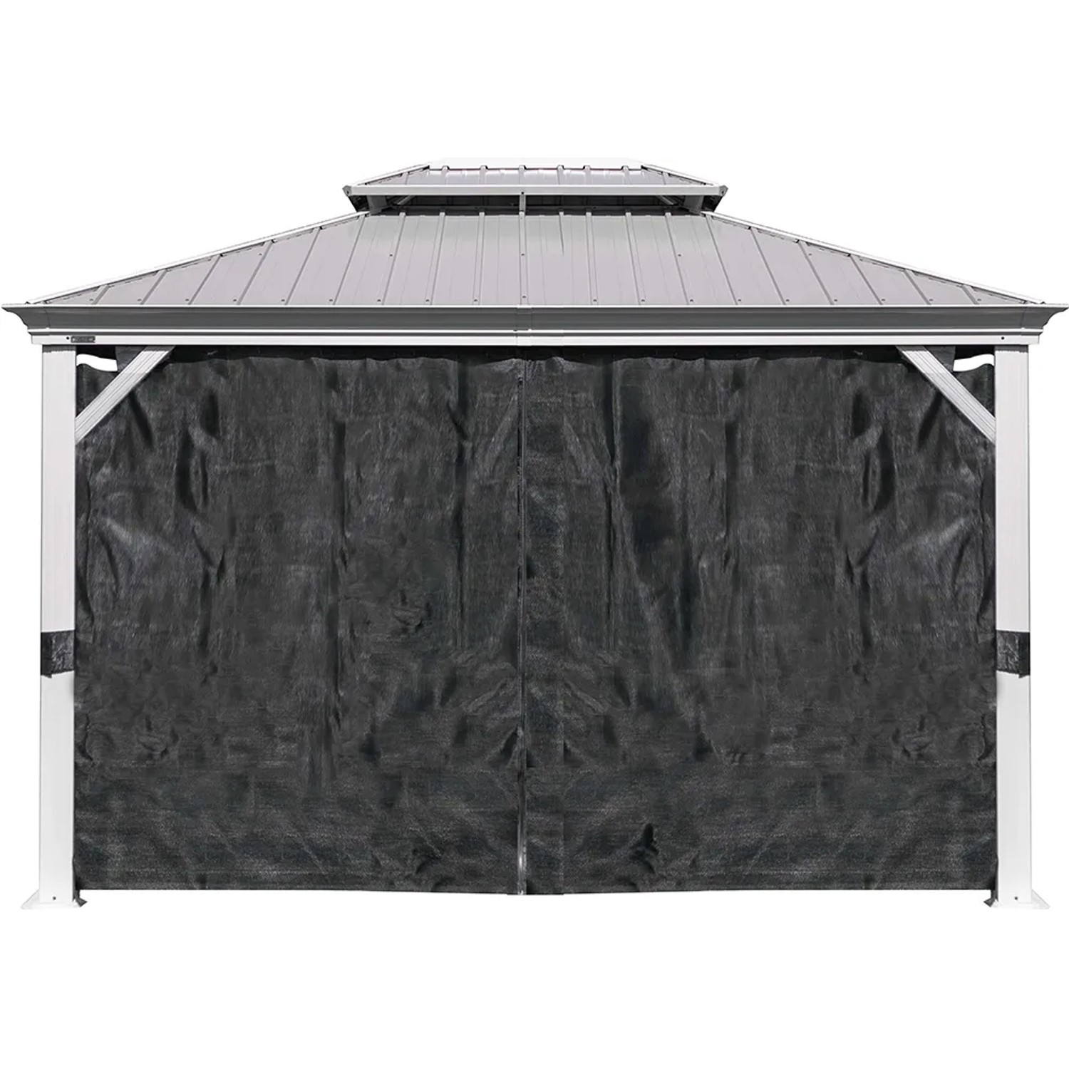 Sojag Pavillon Messina 12x16 Champagner mit Moskitonetzen, Detailansicht.