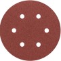 Bosch Schleifblatt, 150 mm, Körnung 120, 5 Stück, für Exzenterschleifer.