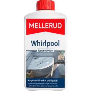 Mellerud Whirlpool-Systemreiniger 1 l Flasche für hygienische Sauberkeit im Whirlpool.