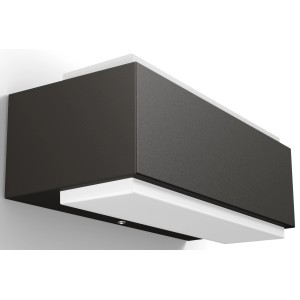 Moderne Philips myGarden LED-Außenwandleuchte Stratosphere in Anthrazit.